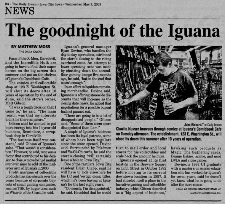 "Profit margins of collectible products [have] also shrunk over the years because of corporate buyouts of small gaming companies, such as TSR, by larger ones, such as Wizards of the Coast..."