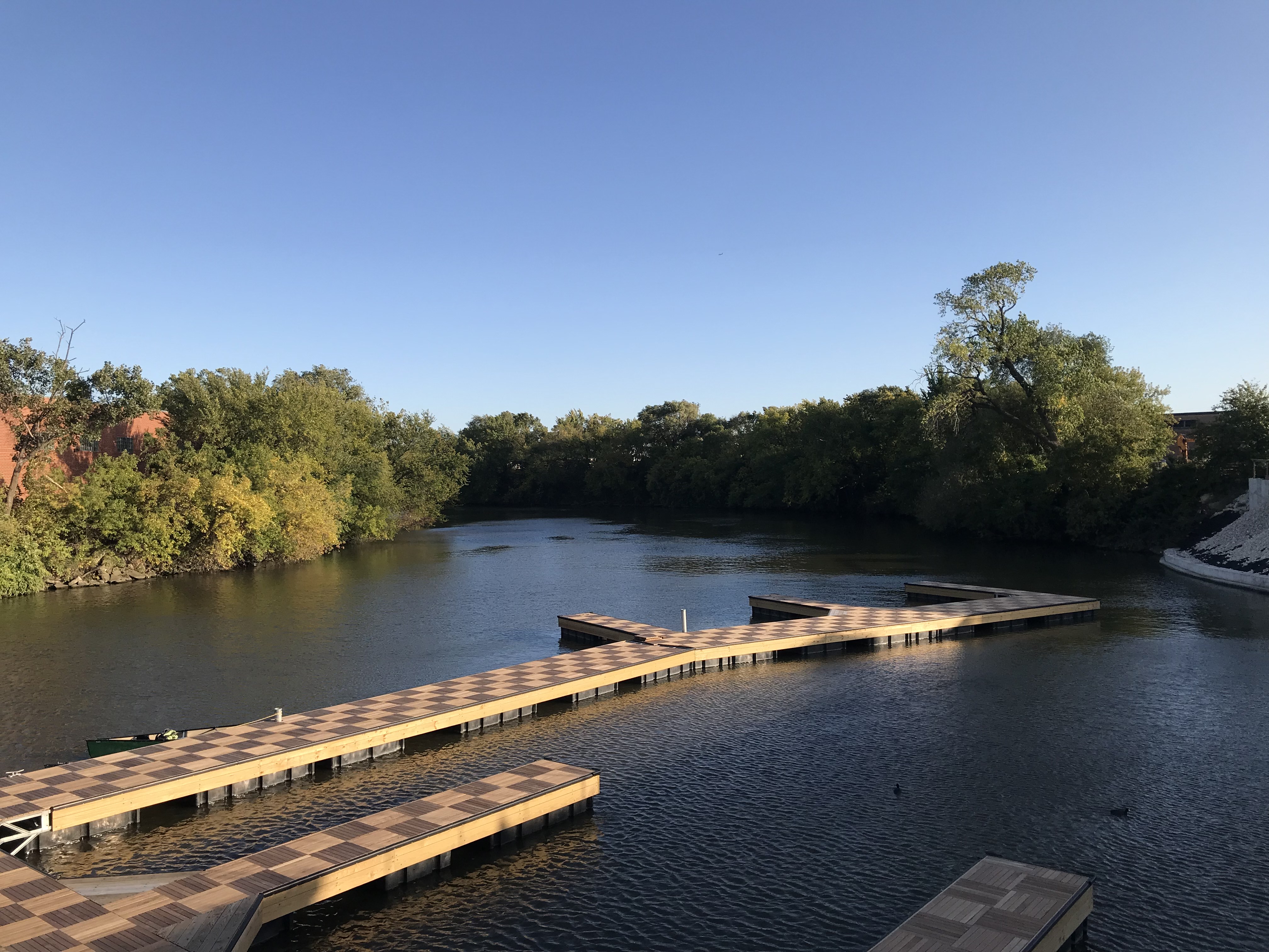 *The Chicago River as seen from the deck at Metropolitan Brewing, facing South*