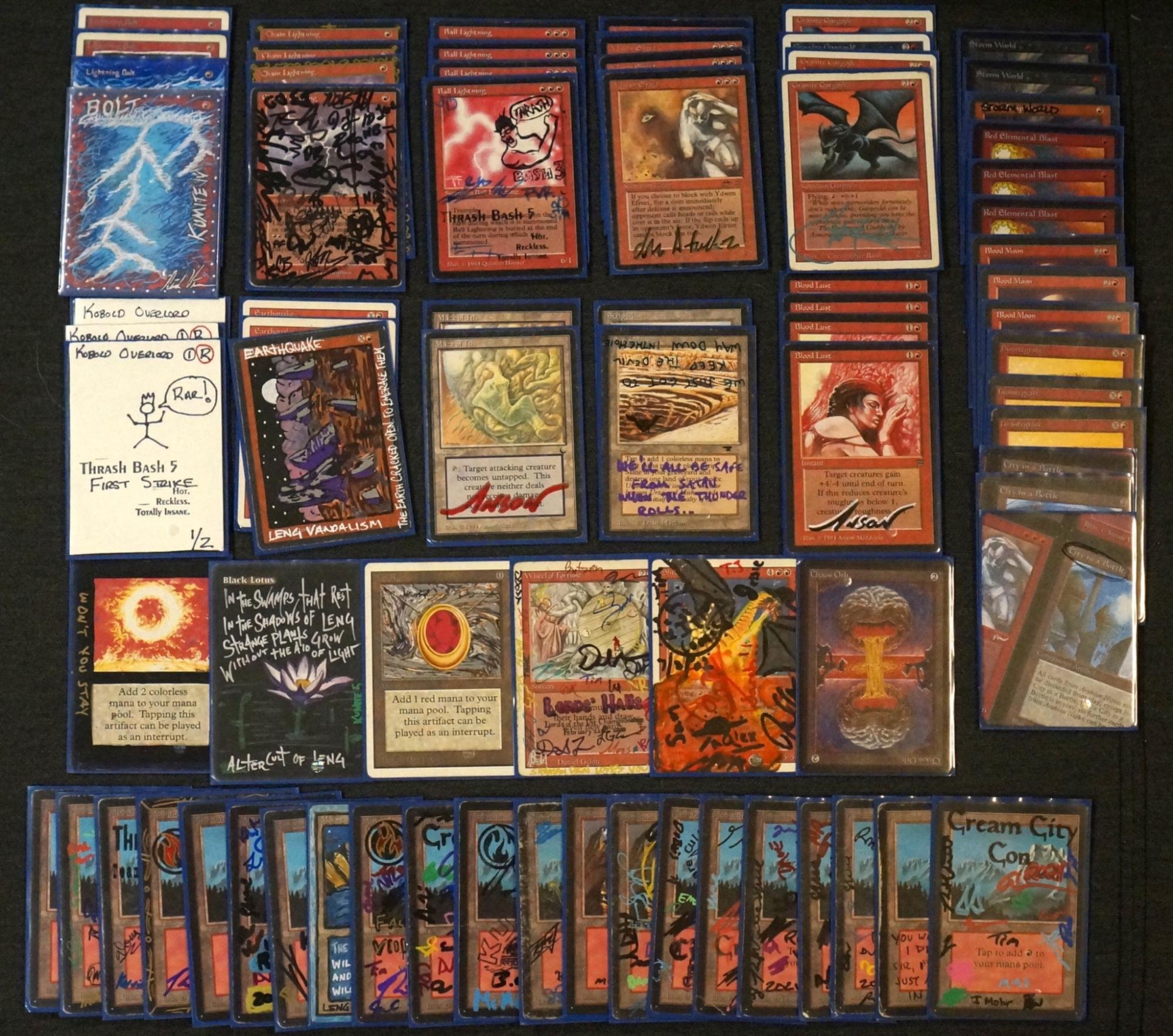 Lord Robert Vincent - Kobold Blood Lust. Most Hesh Deck
