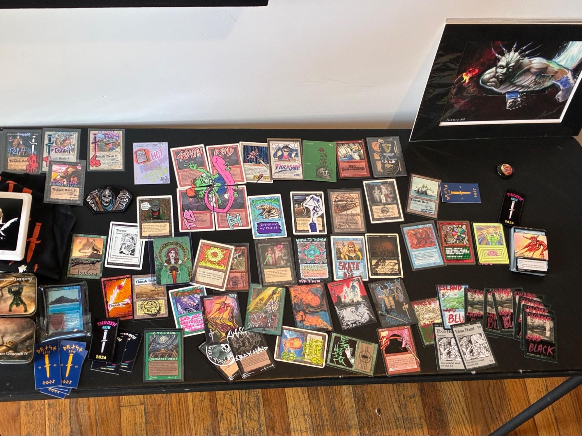 Prize table in full effect